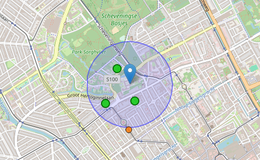 Interactieve kaart GIS Analyse