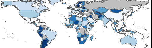 Animatie van migratie aantallen over de jaren heen